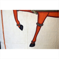 Antique Mughal Indian Horse Painting