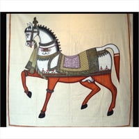 Antique Mughal Indian Horse Painting