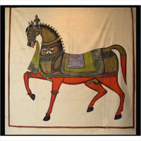 Antique Mughal Indian Horse Painting