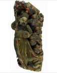 Antique Multicolor Corbel-9. Asian & Chinese Furniture, Art, Antiques, Vintage Home Décor for sale at FEA Home