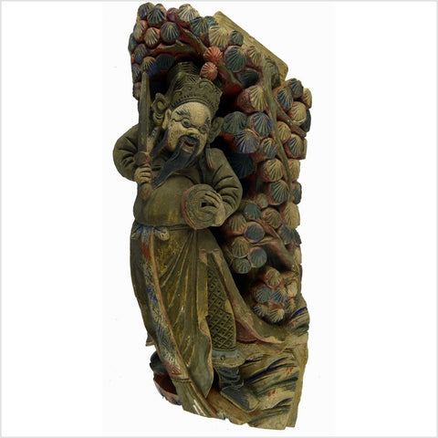 Antique Multicolor Corbel-YNE213-9. Asian & Chinese Furniture, Art, Antiques, Vintage Home Décor for sale at FEA Home