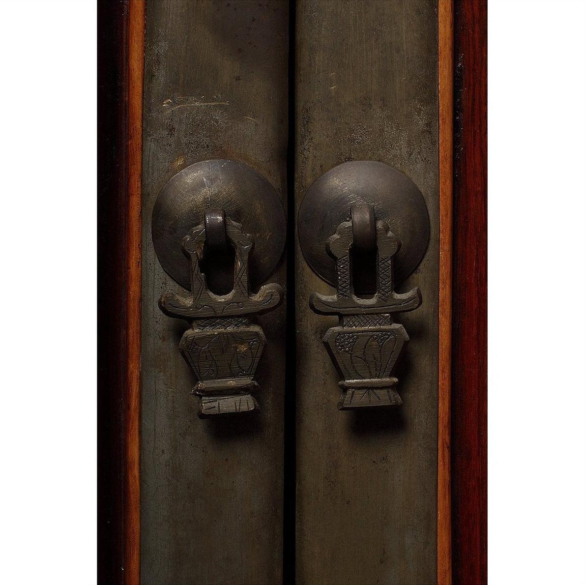 Antique Ningbo Elm and Cypress Wood Cabinet from China, 19th Century-6. Asian &amp; Chinese Furniture, Art, Antiques, Vintage Home Décor for sale at FEA Home