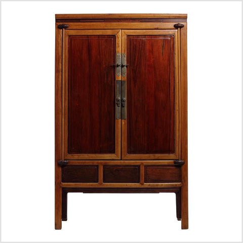 Antique Ningbo Elm and Cypress Wood Cabinet from China, 19th Century-YN2522-1. Asian & Chinese Furniture, Art, Antiques, Vintage Home Décor for sale at FEA Home