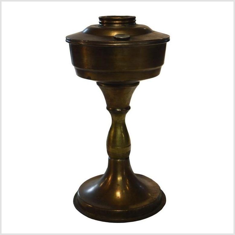 Antique Oil Brass Lamp-2. Asian & Chinese Furniture, Art, Antiques, Vintage Home Décor for sale at FEA Home