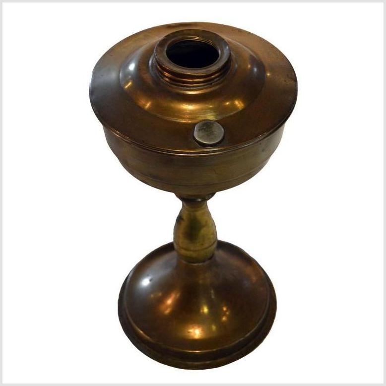 Antique Oil Brass Lamp- Asian Antiques, Vintage Home Decor & Chinese Furniture - FEA Home