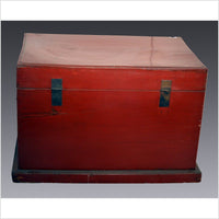 Antique Red Lacquer Chest