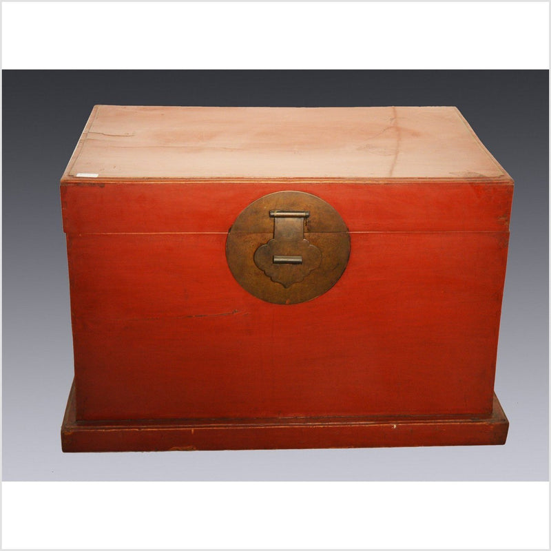 Antique Red Lacquer Chest- Asian Antiques, Vintage Home Decor & Chinese Furniture - FEA Home