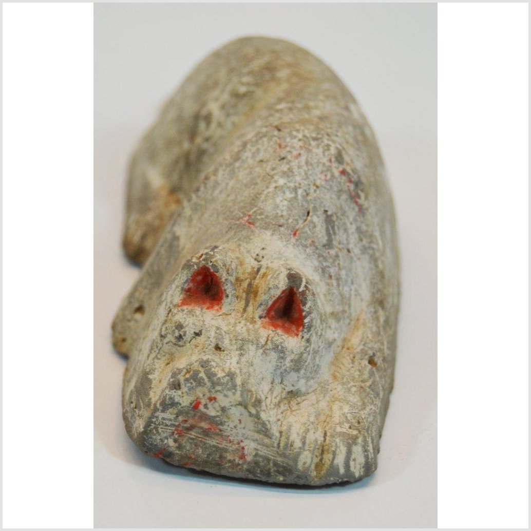 Antique Stone Carved Cat-2. Asian & Chinese Furniture, Art, Antiques, Vintage Home Décor for sale at FEA Home