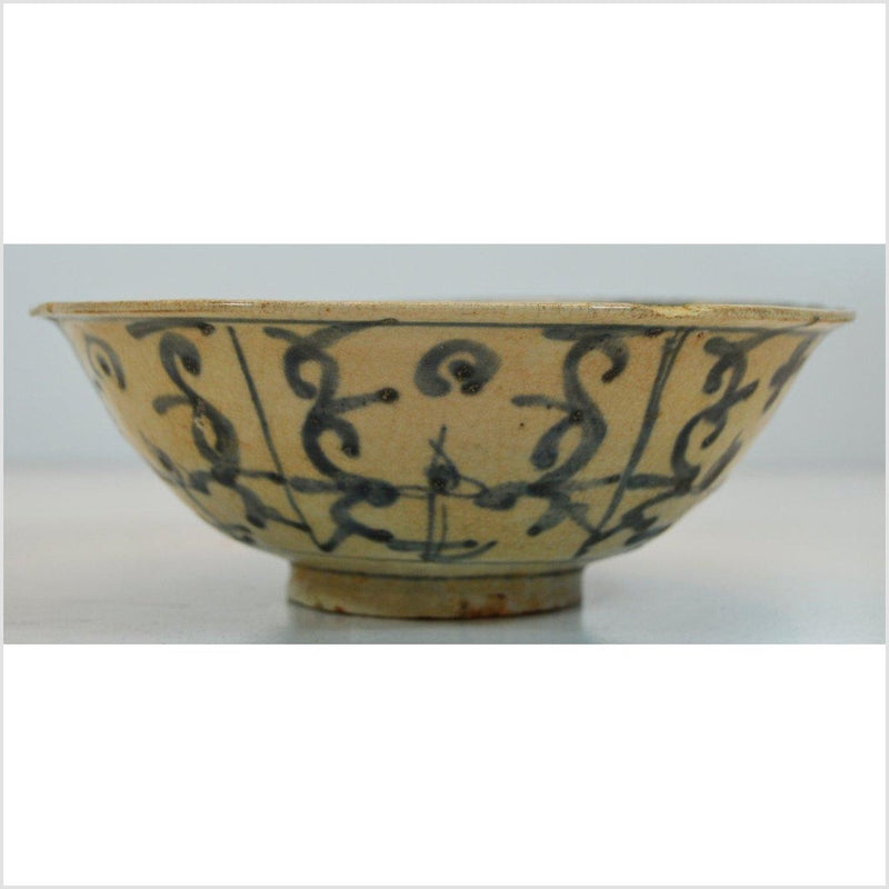 Antique Terracotta Bowl-YN3147 / 4840-6-3. Asian & Chinese Furniture, Art, Antiques, Vintage Home Décor for sale at FEA Home
