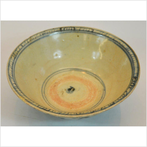 Antique Terracotta Bowl-YN3147 / 4840-6-1. Asian & Chinese Furniture, Art, Antiques, Vintage Home Décor for sale at FEA Home