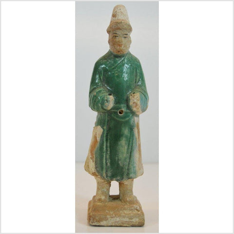 Antique Terracotta Court Figure Statue-YN3157-1. Asian & Chinese Furniture, Art, Antiques, Vintage Home Décor for sale at FEA Home
