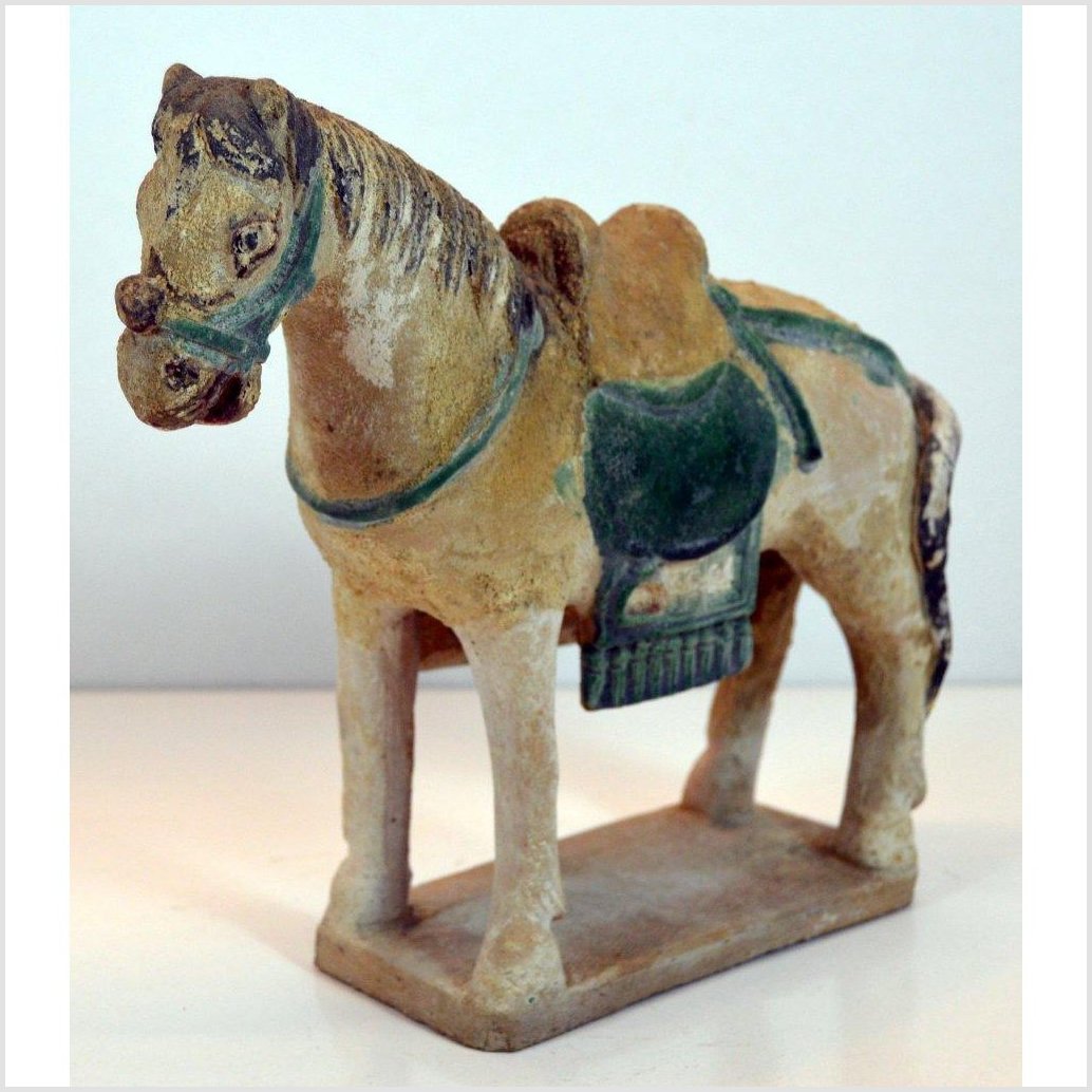 Ming Dynasty Glazed Terracotta Horse-4. Asian &amp; Chinese Furniture, Art, Antiques, Vintage Home Décor for sale at FEA Home