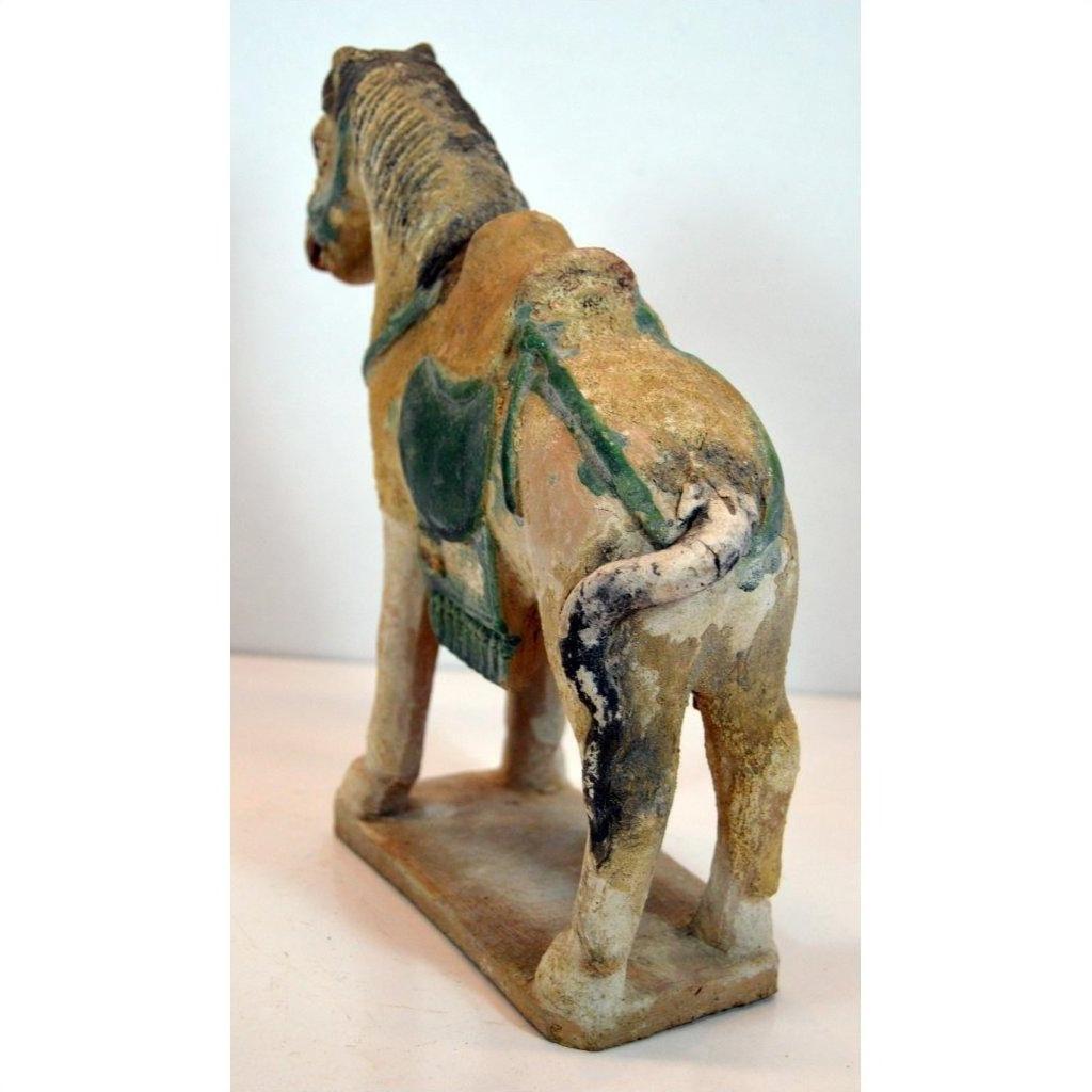 Ming Dynasty Glazed Terracotta Horse-7. Asian &amp; Chinese Furniture, Art, Antiques, Vintage Home Décor for sale at FEA Home