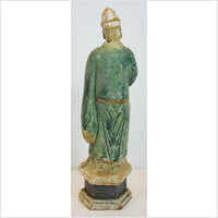 Antique Terracotta Court Figure Statue