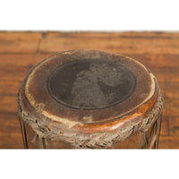 19th Century Wood and Leather Klong Khaek Drum