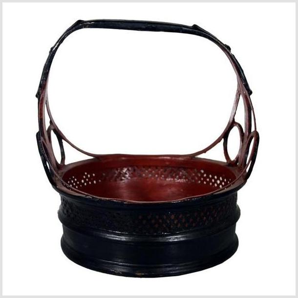 Antique Thailand Basket-1. Asian & Chinese Furniture, Art, Antiques, Vintage Home Décor for sale at FEA Home