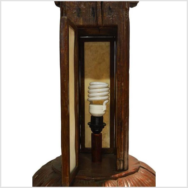Antique Carved Wood Floor Lamp-5. Asian &amp; Chinese Furniture, Art, Antiques, Vintage Home Décor for sale at FEA Home