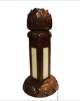 Antique Carved Wood Floor Lamp-1. Asian & Chinese Furniture, Art, Antiques, Vintage Home Décor for sale at FEA Home