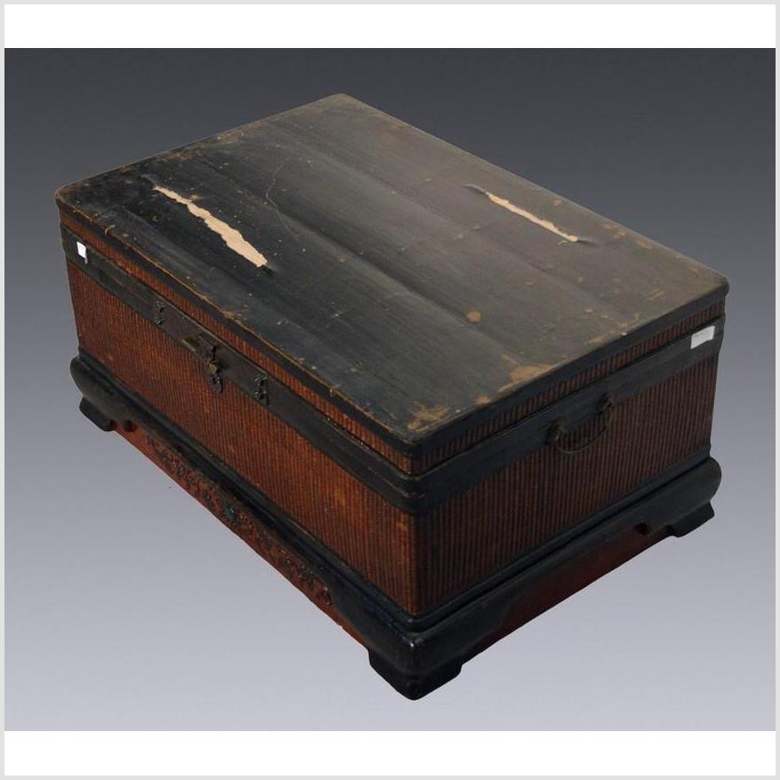 Antique Woven Blanket Chest-2. Asian & Chinese Furniture, Art, Antiques, Vintage Home Décor for sale at FEA Home