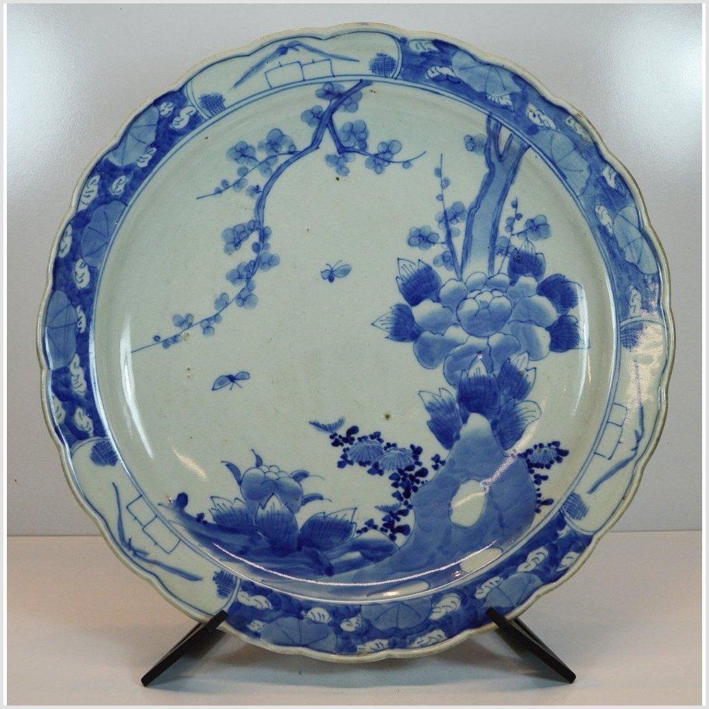 ARITA MEIJI HAND PAINTED PLATE-1. Asian & Chinese Furniture, Art, Antiques, Vintage Home Décor for sale at FEA Home
