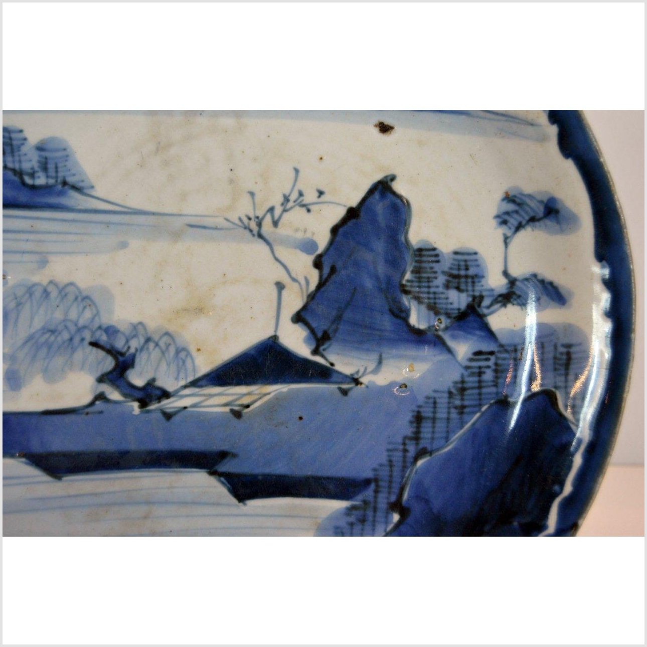 Meiji Arita Hand-Painted Plate-2. Asian &amp; Chinese Furniture, Art, Antiques, Vintage Home Décor for sale at FEA Home