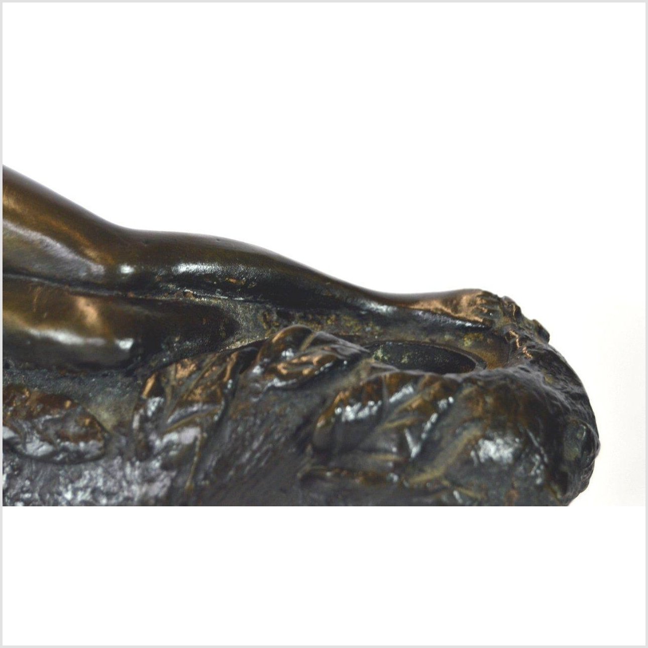 Vintage Bastet Inspired Figural Bronze Candle Holder-5. Asian &amp; Chinese Furniture, Art, Antiques, Vintage Home Décor for sale at FEA Home