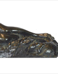 Vintage Bastet Inspired Figural Bronze Candle Holder-5. Asian & Chinese Furniture, Art, Antiques, Vintage Home Décor for sale at FEA Home