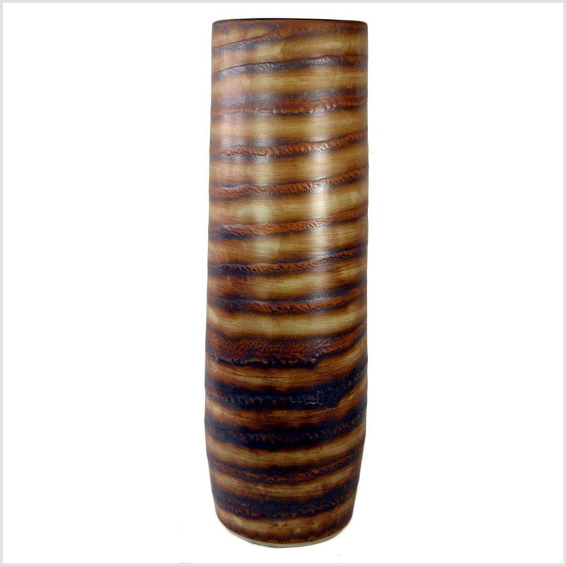 Artisan Ceramic Vase-YNE576-1. Asian & Chinese Furniture, Art, Antiques, Vintage Home Décor for sale at FEA Home