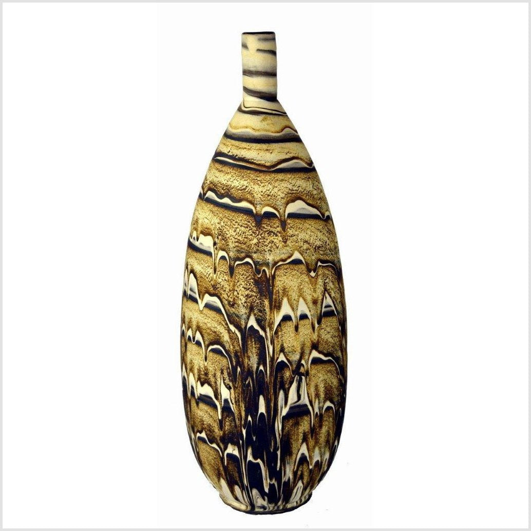Artisan Ceramic Vase-2. Asian & Chinese Furniture, Art, Antiques, Vintage Home Décor for sale at FEA Home
