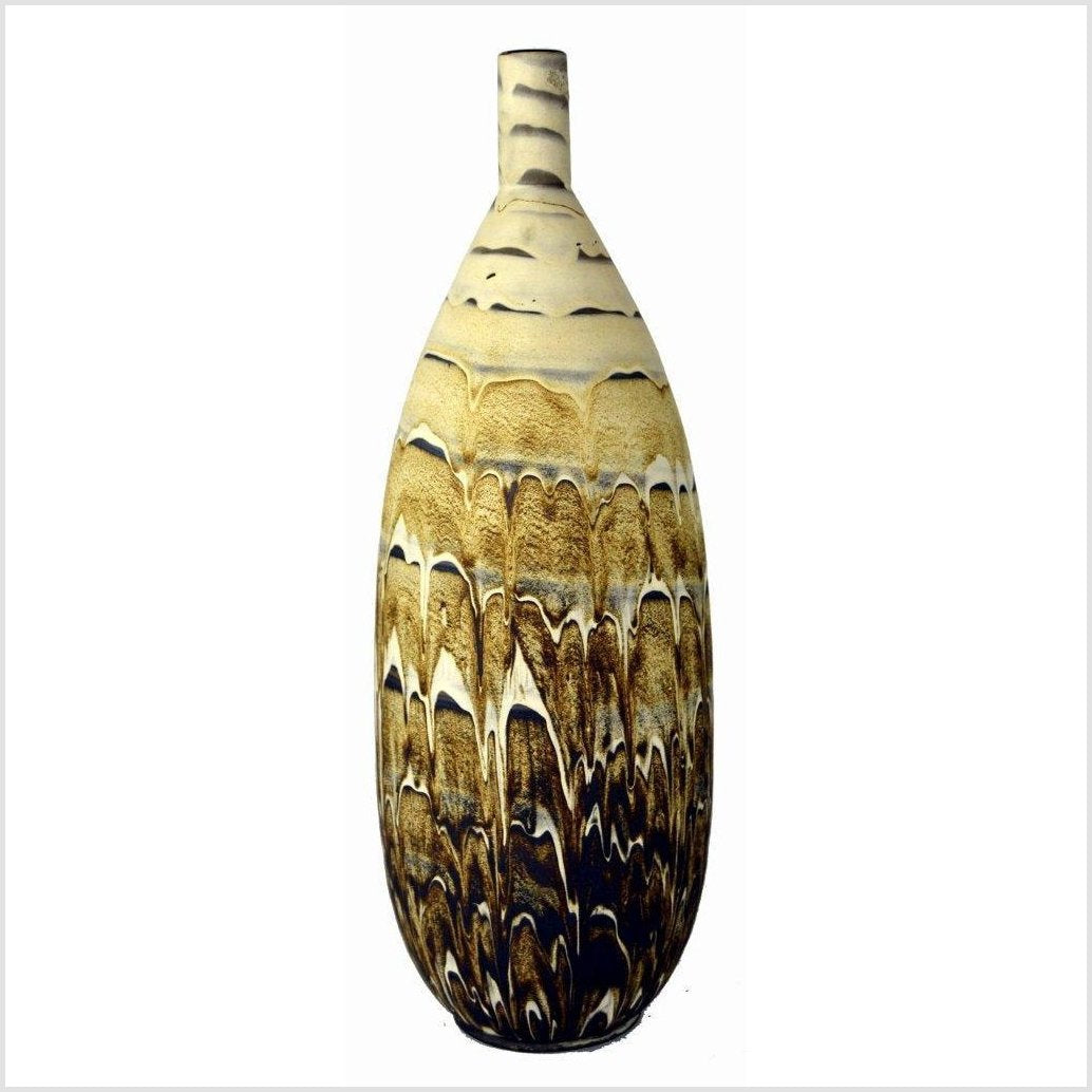 Artisan Ceramic Vase-1. Asian & Chinese Furniture, Art, Antiques, Vintage Home Décor for sale at FEA Home