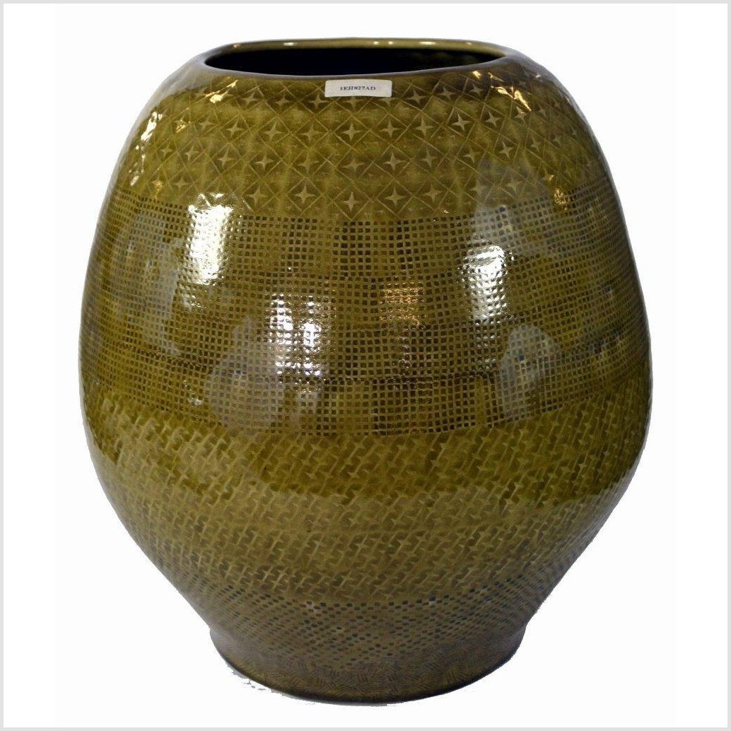 Artisan Ceramic Vase-2. Asian & Chinese Furniture, Art, Antiques, Vintage Home Décor for sale at FEA Home