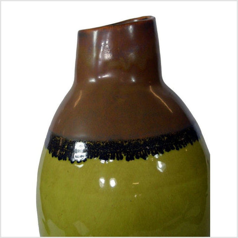 Artisan Ceramic Vase-YNE772-3. Asian & Chinese Furniture, Art, Antiques, Vintage Home Décor for sale at FEA Home