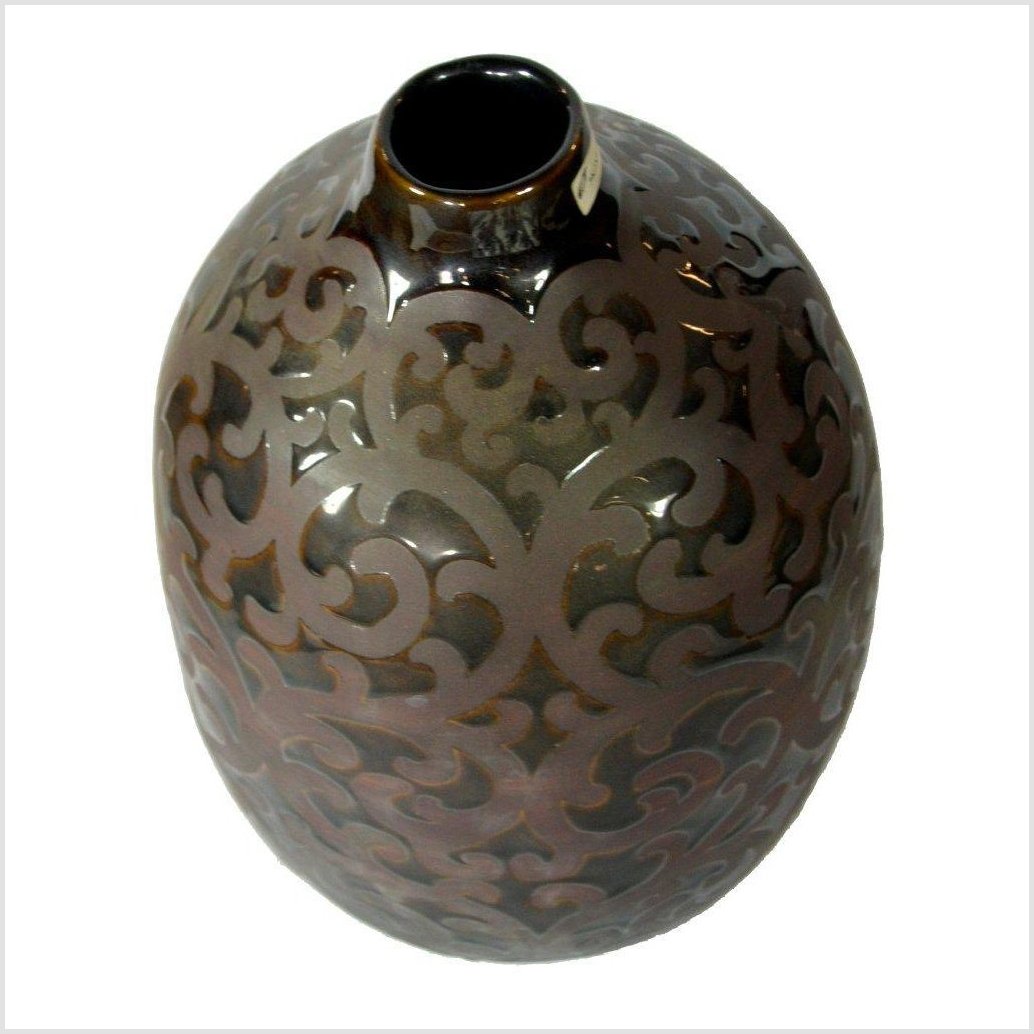 Artisan Ceramic Vase-2. Asian & Chinese Furniture, Art, Antiques, Vintage Home Décor for sale at FEA Home