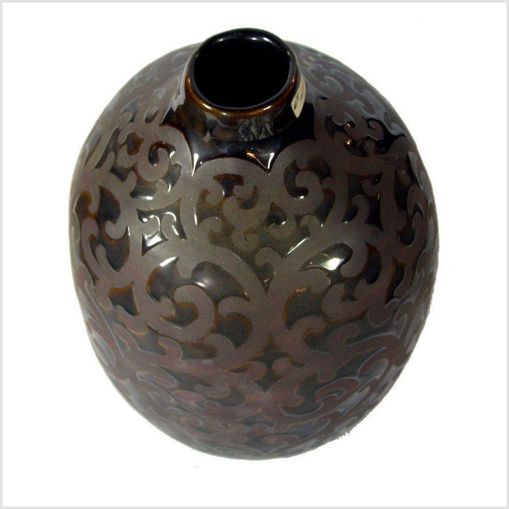Artisan Ceramic Vase-4. Asian &amp; Chinese Furniture, Art, Antiques, Vintage Home Décor for sale at FEA Home
