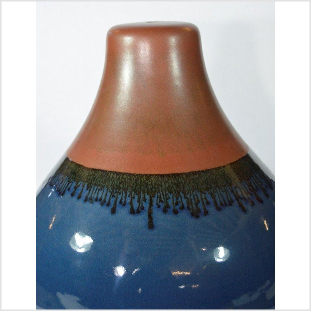 Artisan Large Ceramic Lamp-2. Asian & Chinese Furniture, Art, Antiques, Vintage Home Décor for sale at FEA Home