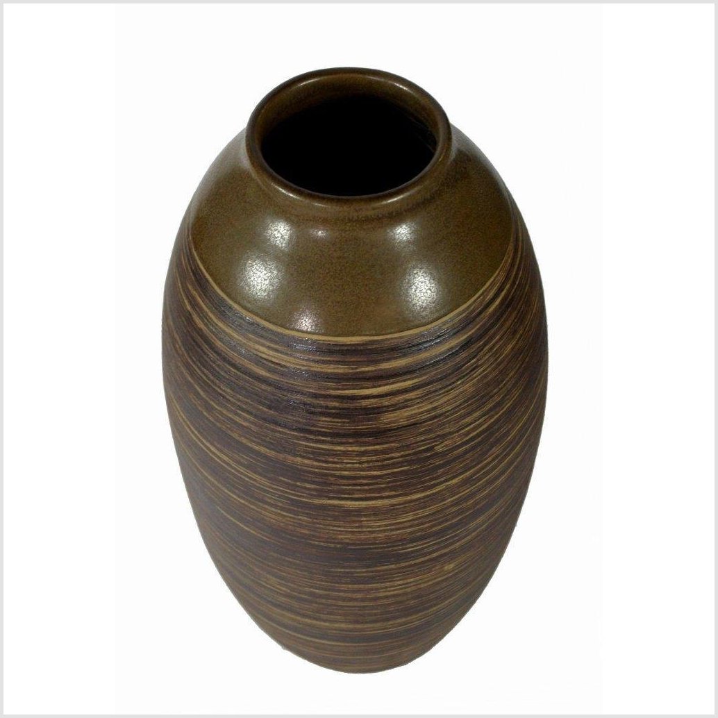Artisan Large Ceramic Vase-4. Asian &amp; Chinese Furniture, Art, Antiques, Vintage Home Décor for sale at FEA Home