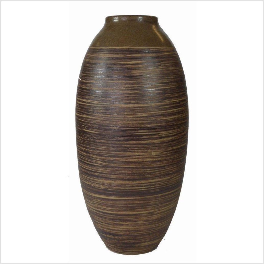 Artisan Large Ceramic Vase-1. Asian & Chinese Furniture, Art, Antiques, Vintage Home Décor for sale at FEA Home
