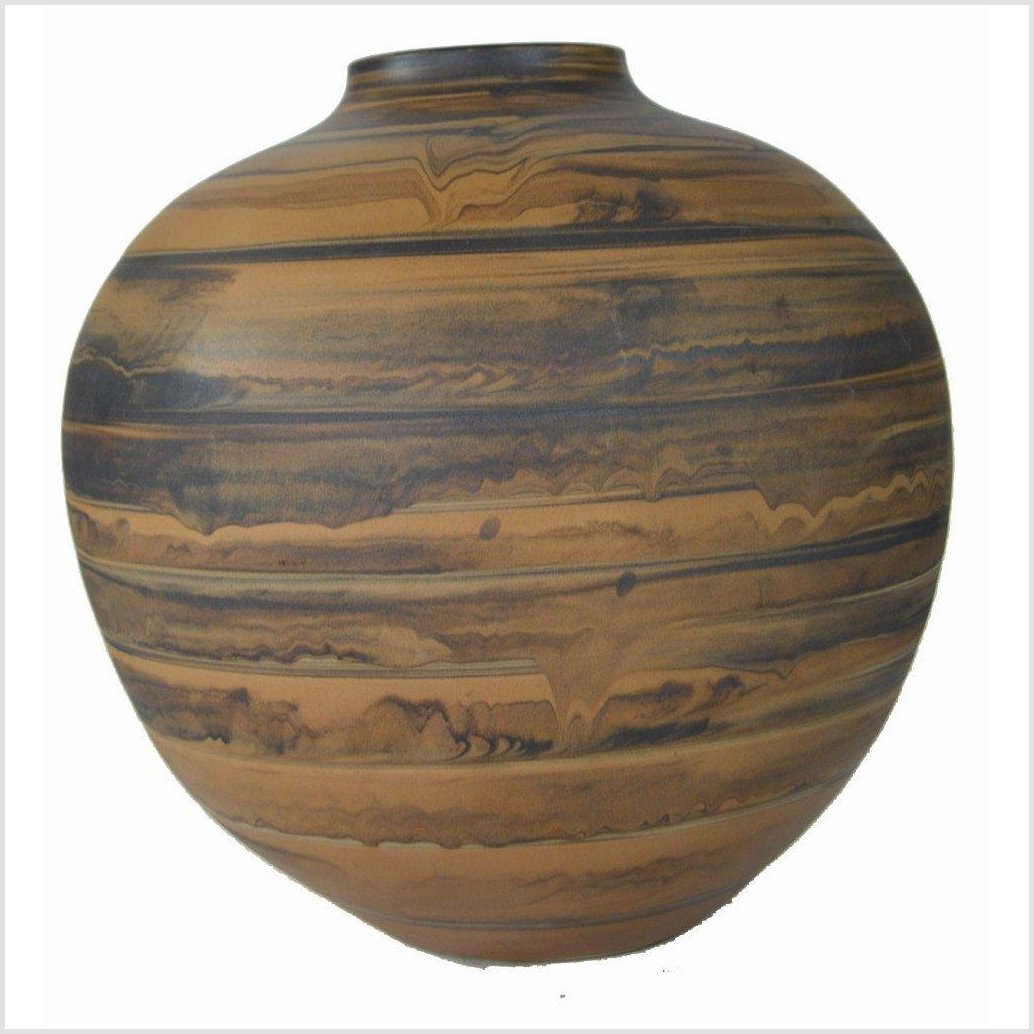 Artisan Large Ceramic Vase-2. Asian & Chinese Furniture, Art, Antiques, Vintage Home Décor for sale at FEA Home