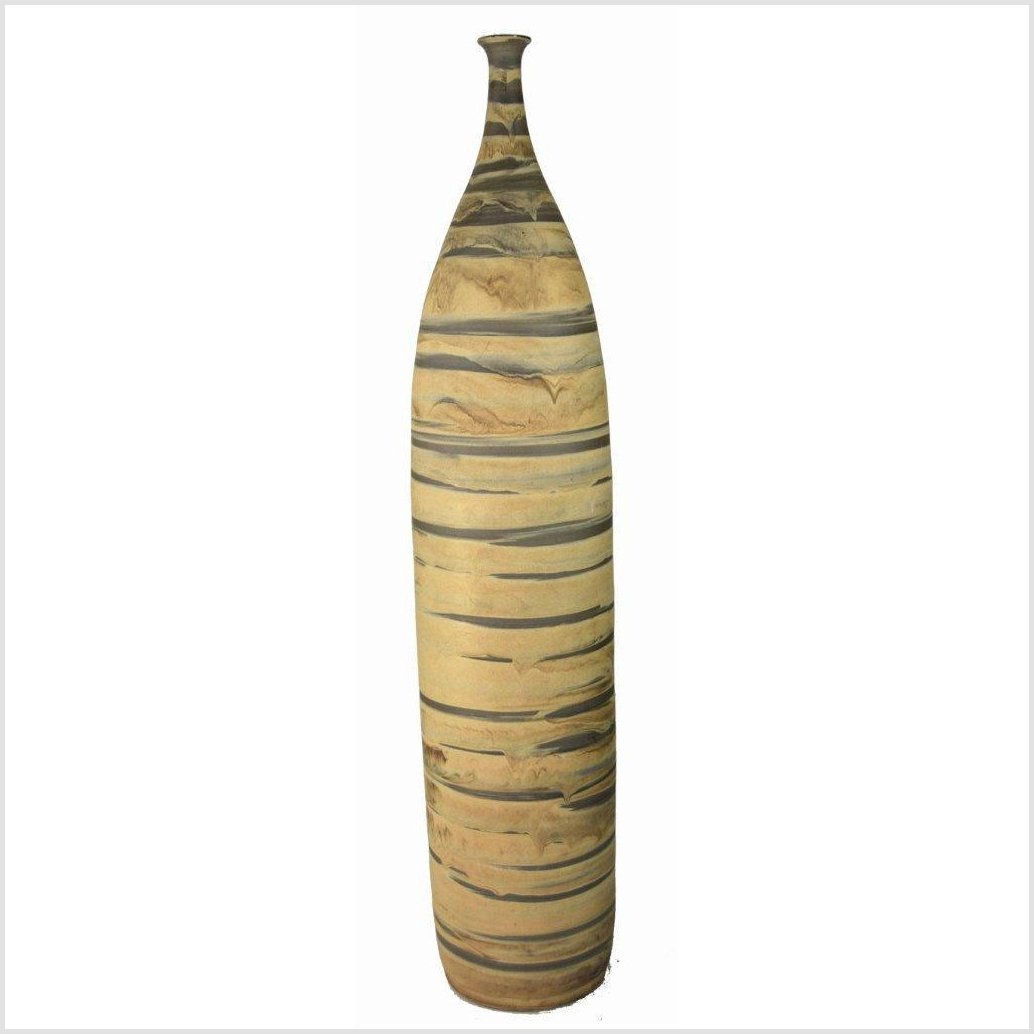 Artisan Large Ceramic Vase-2. Asian & Chinese Furniture, Art, Antiques, Vintage Home Décor for sale at FEA Home