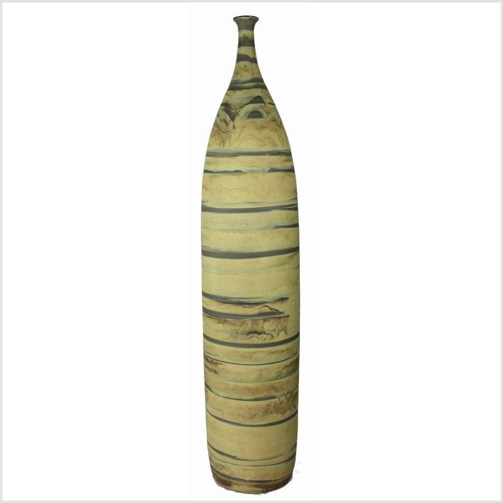 Artisan Large Ceramic Vase-1. Asian & Chinese Furniture, Art, Antiques, Vintage Home Décor for sale at FEA Home