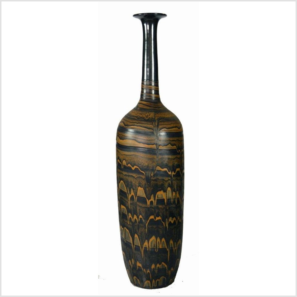 Artisan Large Ceramic Vase-2. Asian & Chinese Furniture, Art, Antiques, Vintage Home Décor for sale at FEA Home