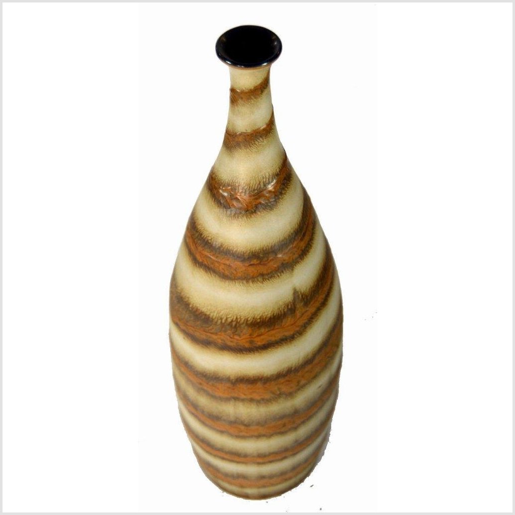 Artisan Large Ceramic Vase-5. Asian &amp; Chinese Furniture, Art, Antiques, Vintage Home Décor for sale at FEA Home
