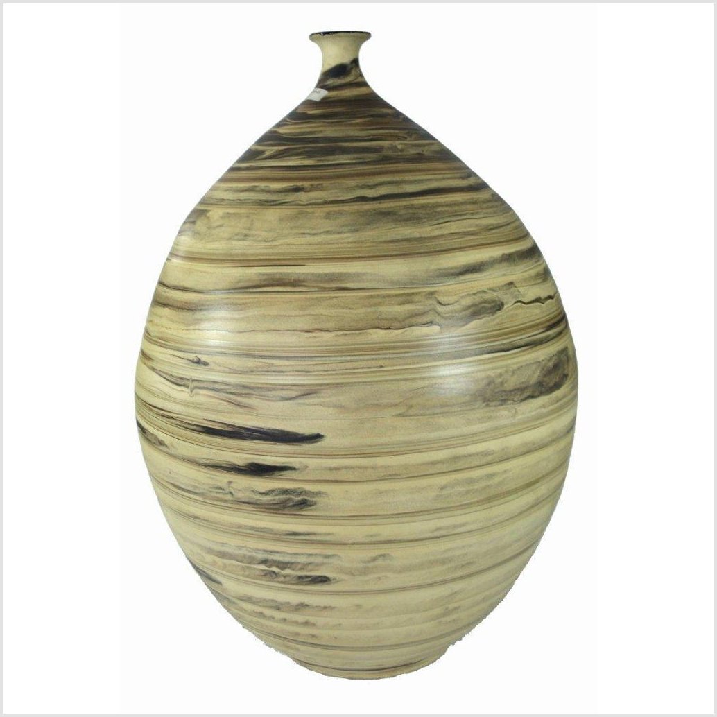 Artisan Large Ceramic Vase-1. Asian & Chinese Furniture, Art, Antiques, Vintage Home Décor for sale at FEA Home