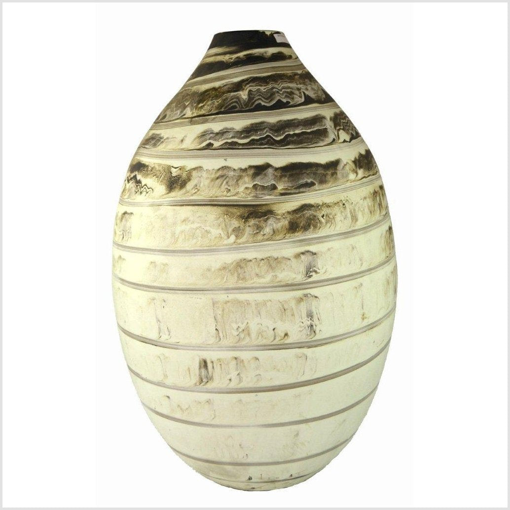 Artisan Large Ceramic Vase-2. Asian & Chinese Furniture, Art, Antiques, Vintage Home Décor for sale at FEA Home