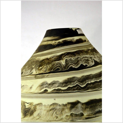 Artisan Large Ceramic Vase-YNE733-6. Asian & Chinese Furniture, Art, Antiques, Vintage Home Décor for sale at FEA Home