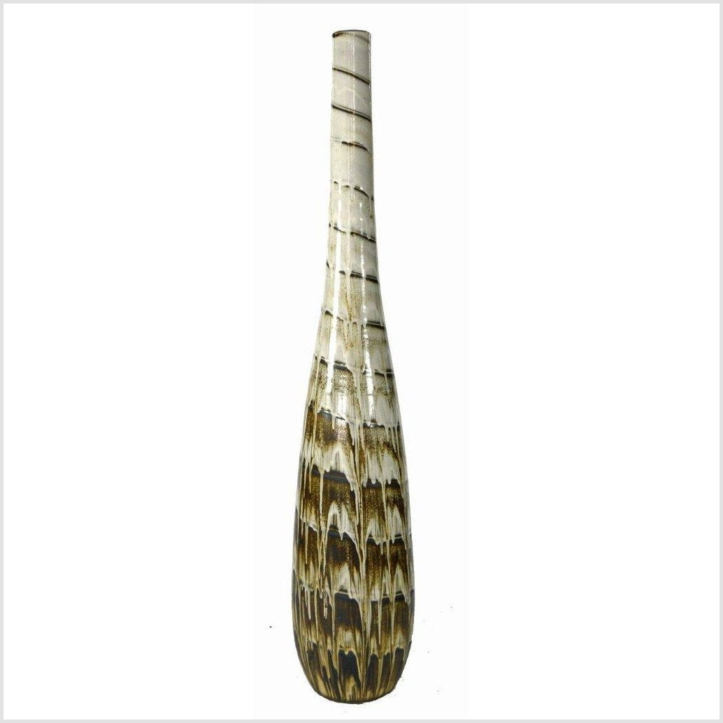 Artisan Large Ceramic Vase-1. Asian & Chinese Furniture, Art, Antiques, Vintage Home Décor for sale at FEA Home