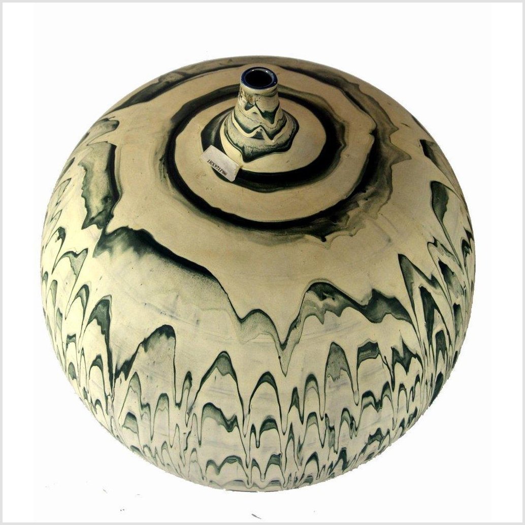 Artisan Large Ceramic Vase-2. Asian & Chinese Furniture, Art, Antiques, Vintage Home Décor for sale at FEA Home