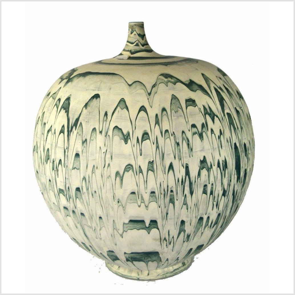 Artisan Large Ceramic Vase-1. Asian & Chinese Furniture, Art, Antiques, Vintage Home Décor for sale at FEA Home