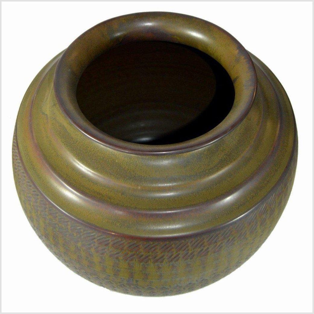 Artisan Large Ceramic Vase-2. Asian & Chinese Furniture, Art, Antiques, Vintage Home Décor for sale at FEA Home