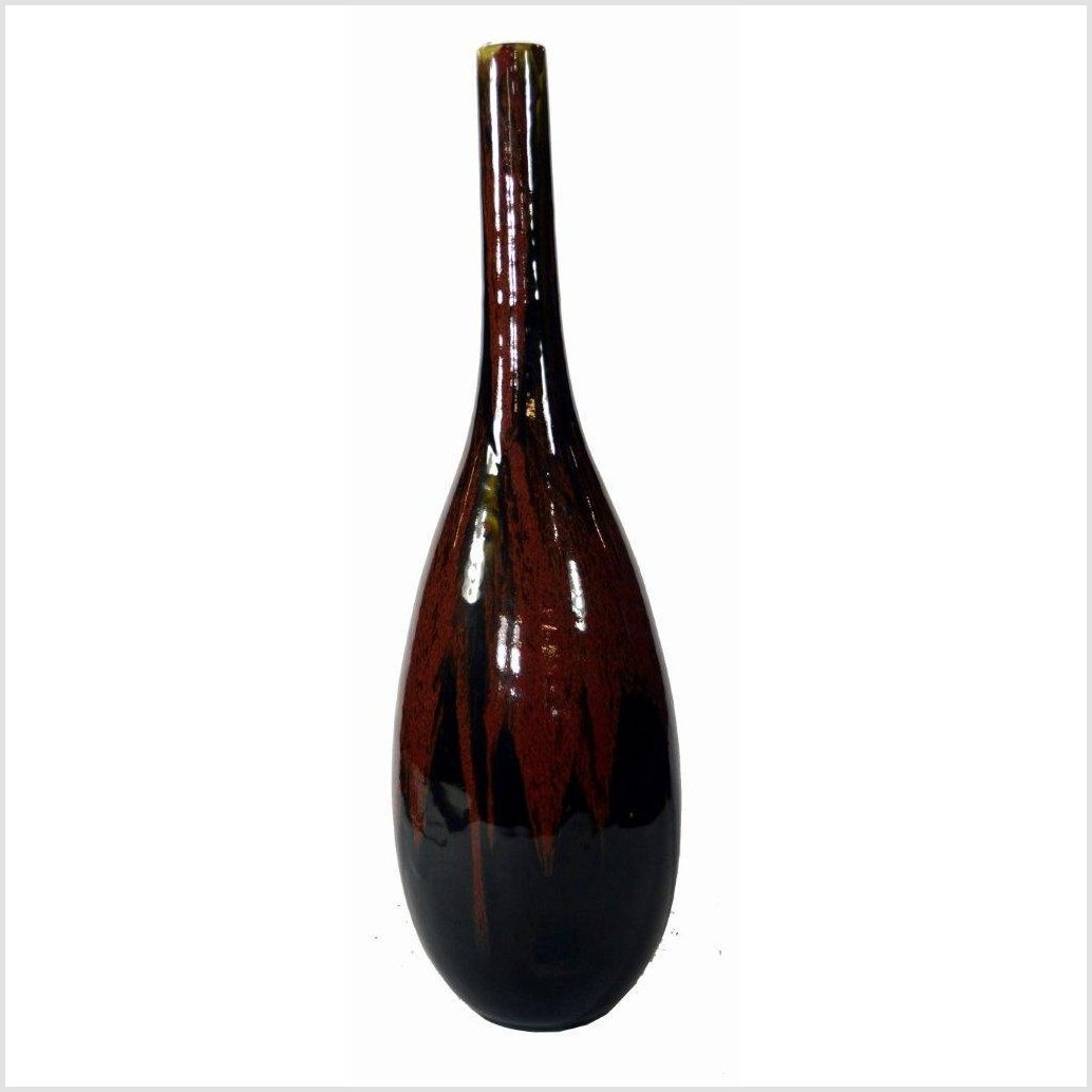 Artisan Large Ceramic Vase-1. Asian & Chinese Furniture, Art, Antiques, Vintage Home Décor for sale at FEA Home